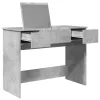 Betonszürke fésülködőasztal tükörrel 100x45x76 cm