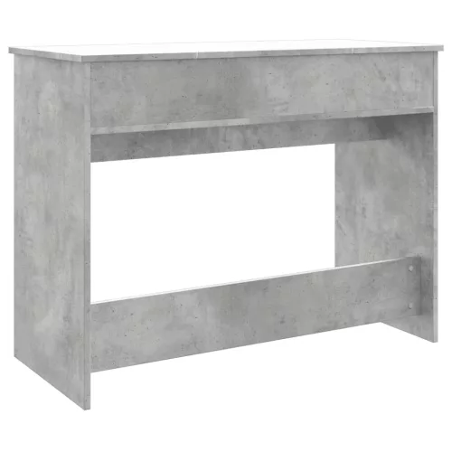 Betonszürke fésülködőasztal tükörrel 100x45x76 cm