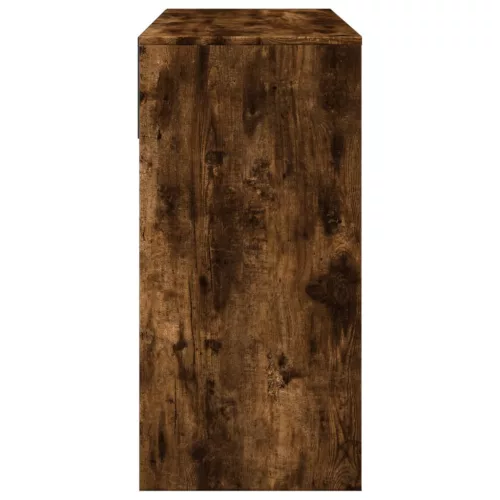 Füstös tölgy színű fésülködőasztal tükörrel 80x39x80 cm
