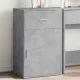 Betonszürke szerelt fa tárolószekrény 56,5 x 39 x 90 cm