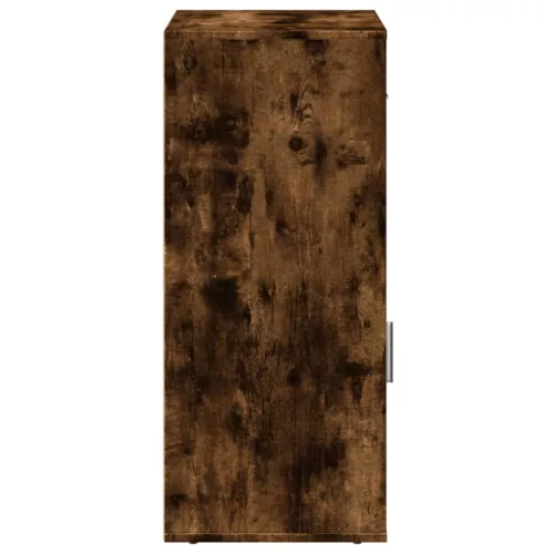 Füstös tölgy színű szerelt fa tárolószekrény 56,5 x 39 x 90 cm