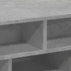 Betonszürke szerelt fa dohányzóasztal 70x70x29 cm