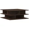 Barna tölgyszínű fatermék dohányzóasztal 70x70x29 cm