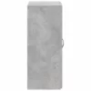 Betonszürke szerelt fa irattartó szekrény 60 x 32 x 77,5 cm