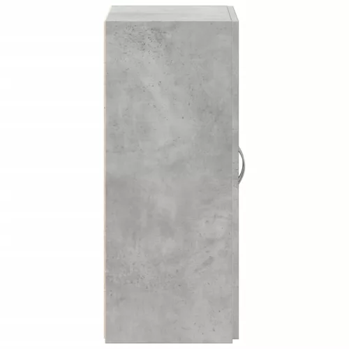 Betonszürke szerelt fa irattartó szekrény 60 x 32 x 77,5 cm