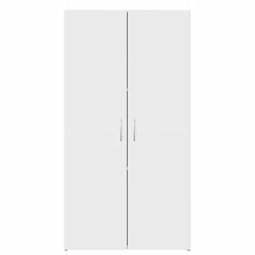 Fehér szerelt fa irattartó szekrény 60 x 32 x 115 cm