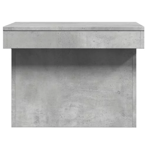 Betonszürke szerelt fa dohányzóasztal 100 x 55 x 40 cm