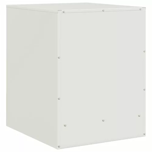 2 db fehér acél éjjeliszekrény 34,5 x 39 x 44 cm