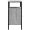 Szürke sonoma szerelt fa fürdőszobai mosdószekrény 60x30x60 cm