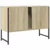 Sonoma tölgy szerelt fa fürdőszobai mosdószekrény 80x33x60 cm