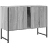 Szürke sonoma szerelt fa fürdőszobai mosdószekrény 80x33x60 cm