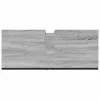 Szürke sonoma szerelt fa fürdőszobai mosdószekrény 80x33x60 cm