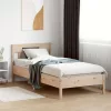 Tömör fenyőfa ágy matrac nélkül 75 x 190 cm