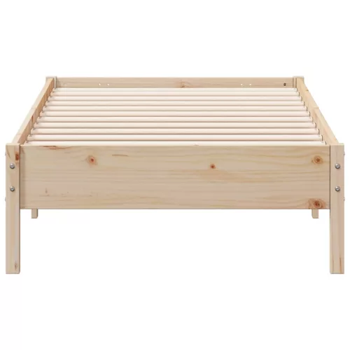 Tömör fenyőfa ágy matrac nélkül 90 x 200 cm
