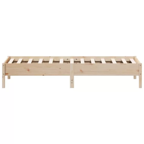 Tömör fenyőfa ágy matrac nélkül 90 x 200 cm