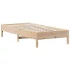 Tömör fenyőfa ágy matrac nélkül 90 x 200 cm