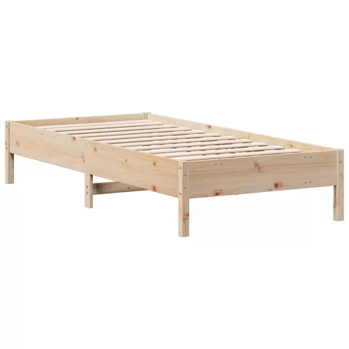 Tömör fenyőfa ágy matrac nélkül 90 x 200 cm