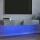 2 db betonszürke TV-szekrény LED-lámpákkal 60x35x15,5 cm