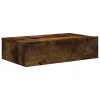 Sonoma tölgyszínű TV-szekrény LED-lámpákkal 60x35x15,5 cm