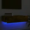 Sonoma tölgyszínű TV-szekrény LED-lámpákkal 60x35x15,5 cm