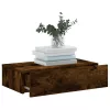 Sonoma tölgyszínű TV-szekrény LED-lámpákkal 60x35x15,5 cm