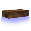 Sonoma tölgyszínű TV-szekrény LED-lámpákkal 60x35x15,5 cm