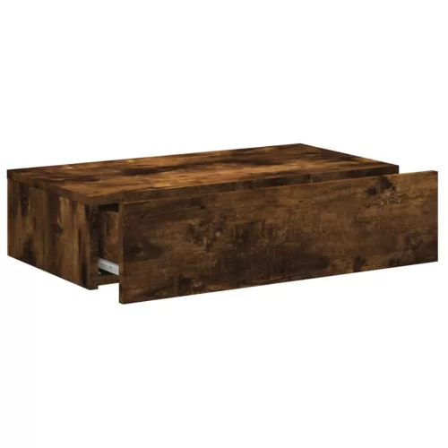 Sonoma tölgyszínű TV-szekrény LED-lámpákkal 60x35x15,5 cm