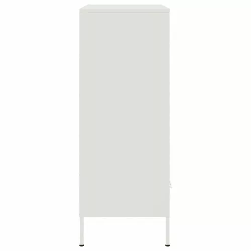 Fehér acél magasszekrény 68 x 39 x 101,5 cm