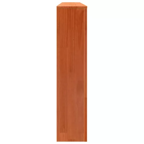 Viaszbarna tömör fenyőfa radiátorburkolat 169x19x84 cm