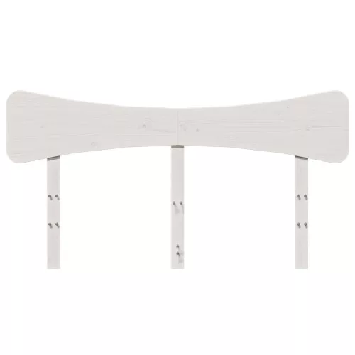 Fehér tömör fenyőfa fejtámla 150 cm