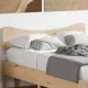 Tömör fenyőfa fejtámla 135 cm