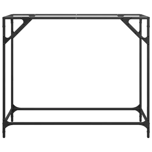 Acél tálalóasztal átlátszó üveglappal 98 x 35 x 81 cm