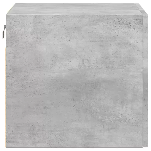 Betonszürke szerelt fa faliszekrény 45 x 42,5 x 40 cm