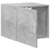 Betonszürke szerelt fa faliszekrény 45 x 42,5 x 40 cm