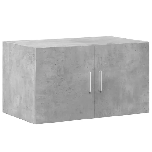 Betonszürke szerelt fa faliszekrény 70 x 42,5 x 40 cm