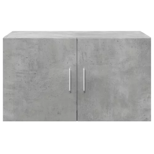 Betonszürke szerelt fa faliszekrény 70 x 42,5 x 40 cm