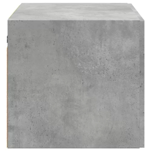 Betonszürke szerelt fa faliszekrény 70 x 42,5 x 40 cm