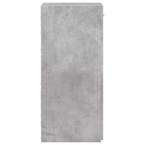 Betonszürke szerelt fa tálalószekrény 40 x 42,5 x 93 cm