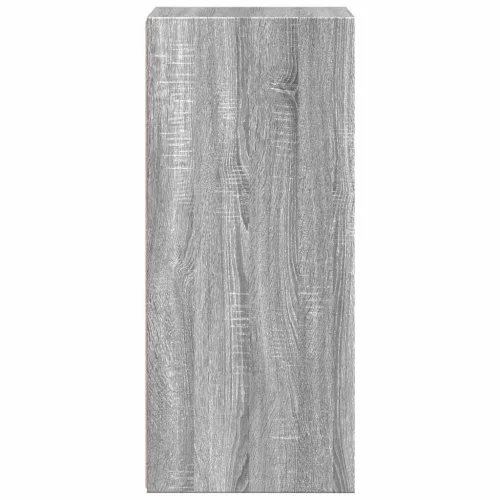 Szürke sonoma színű szerelt fa tálalószekrény 40 x 41 x 93 cm