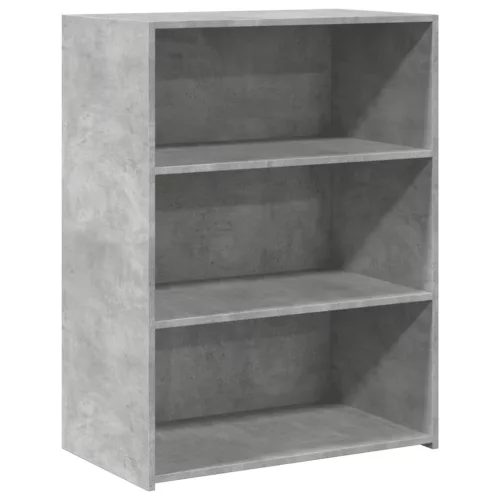 Betonszürke szerelt fa tálalószekrény 70 x 41 x 93 cm