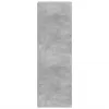 Betonszürke szerelt fa magasszekrény 30 x 41 x 124 cm