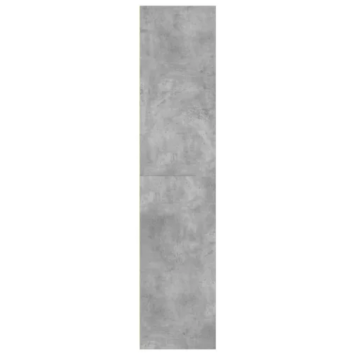Betonszürke szerelt fa magasszekrény 30 x 41 x 185 cm