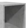Betonszürke szerelt fa magasszekrény 30 x 41 x 185 cm