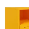 Mustársárga acél éjjeliszekrény 36x39x60,5 cm