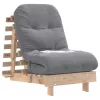 Tömör fenyőfa futon kanapéágy matraccal 60 x 206 x 11 cm