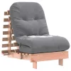 Tömör duglászfenyő futon kanapéágy matraccal 60 x 206 x 11 cm