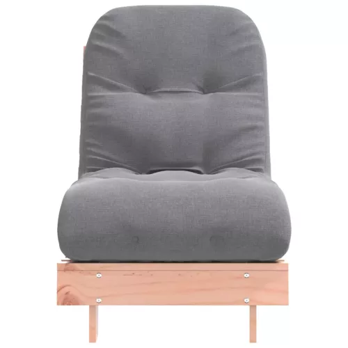 Tömör duglászfenyő futon kanapéágy matraccal 60 x 206 x 11 cm