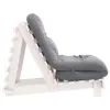 Fehér tömör fenyőfa futon kanapéágy matraccal 70 x 206 x 11 cm