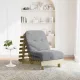 Tömör impregnált fenyőfa futon kanapéágy matraccal 70x206x11 cm