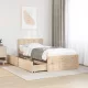 Tömör fenyőfa ágy matrac nélkül 75 x 190 cm